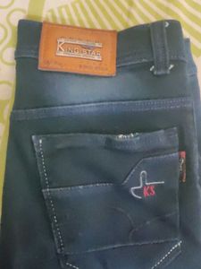 Men Dark Blue Trendy Jeans