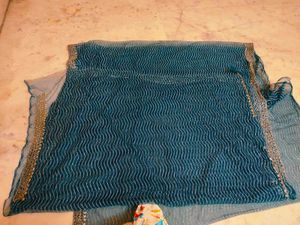 Not Used  New Saree With Unstitched Blouse Piece