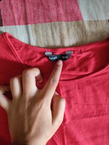 Red Crop Top