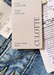 Brand New MANGO Mid Waist Blue Denim Jeans