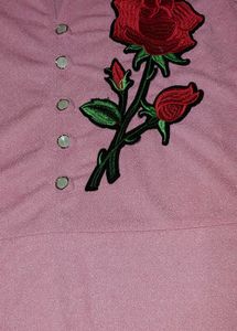 Pink Patchwork Kurti