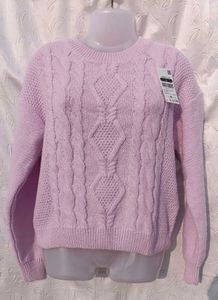 Shein Lavender Knit Sweater 💜