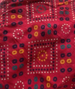 Red Printed Top