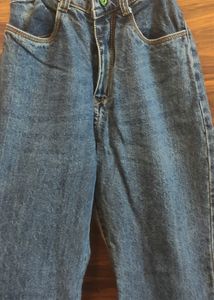 Blue Color Straight Fit Denim