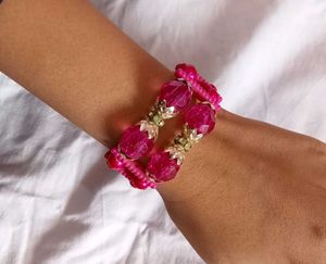Pink Beaded Bracelet
