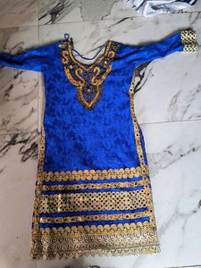 Suit And Duppata Blow Colour