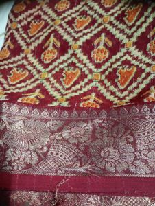 used Elegant Maroon joint Saree