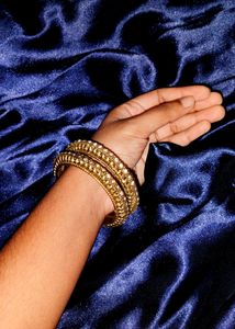 Bangle Having White Stones.