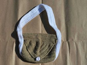 Vintage Crocheted Shoulder Bag