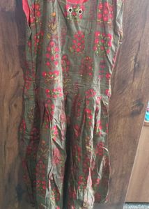 Floral Print Kurta