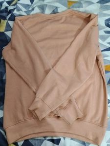 Peach Color Sweatshirt