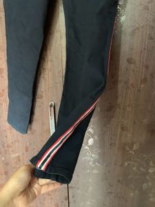 Striped Black Jeans