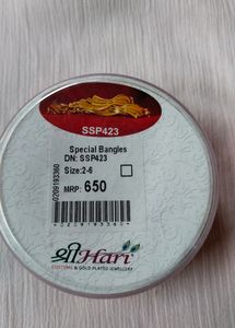 Srihari Gold Plated Bangles