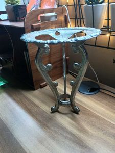 Vintage Metal Bowl Holder Stand