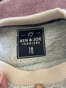 Cute Sleepy Eyes Fleece Sweatshirt