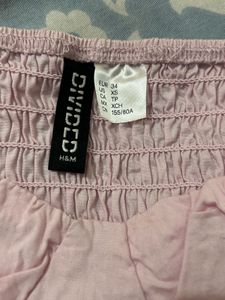 beautiful pink top from h&amp;m