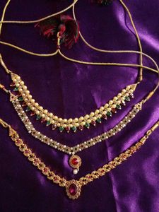 Combo Of 3 Ethnic Necklaces