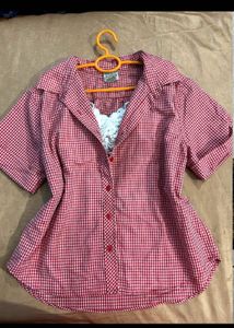 Red&White Gingham Shirt