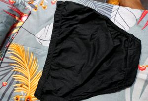 Black Cotton Brief