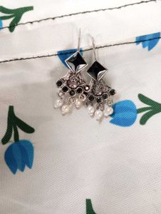 Floral Dress And Earrings