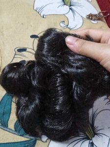Black Hair Bun Extension