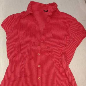 Pinteresty coquette Red Striped Top