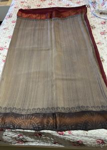 Beautiful Pure Crepe Saree