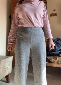 Black And White Printed Trouser