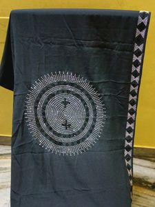 Sequence Or Stone Shawl ,Cotton Material