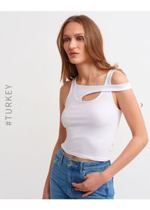 NEW WITH TAG DATE PERFECT  Fancy Neck Top