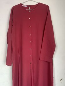 A Line Long Kurta Full Length Comfortable Daily We
