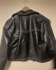 ZARA studded leather jacket * Limited edition *