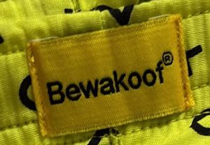 Unisex Neon Yellow Printed Lounge Pants