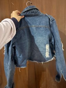 Distressed Denim Jacket