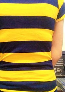 Women&#39;s Round Neck Striped T-Shirt