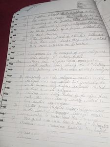 Class 12th History  Hand Written Notes