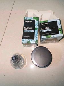 Quench Skincare Set. Serum And Moisturizer