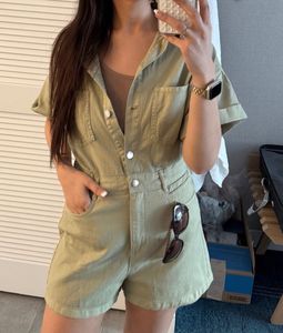 ZARA Denim Playsuit Size Medium