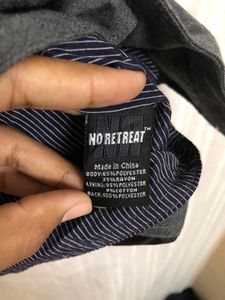 No Retreat Black Waistcoat