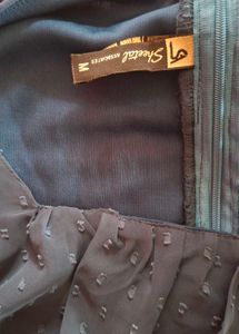 Blue Polka Dot Mini Dress