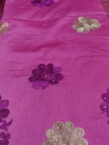 Elegant Magenta Saree