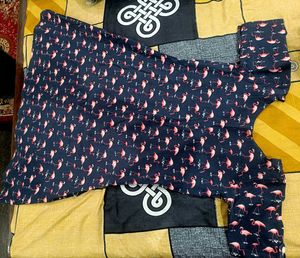 Flamingo Winter Dress