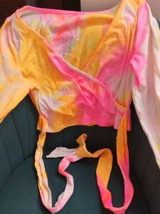 Tie-Dye Long Sleeve Top