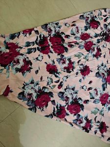 Floral One Shoulder Dress