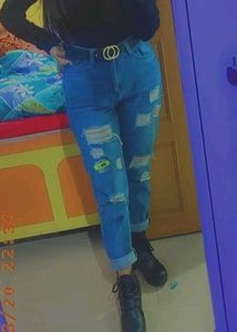 Hight Waist Denim Jeans | Designer And Stylish