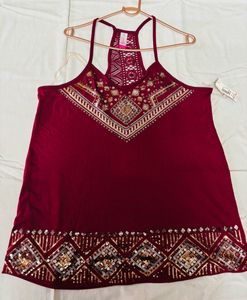 Embellished Tank Top