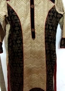 Pure Cotton Fabric Formal Kurti