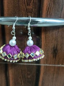 Handmade Resham Work new Earring