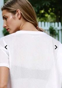 White 'Fit' Graphic Tee