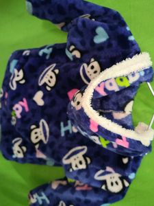 Cute Kids Fuzzy Zip-Up